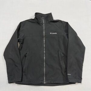 Columbia Black Lightweight Softshell Jacket - Full Zip